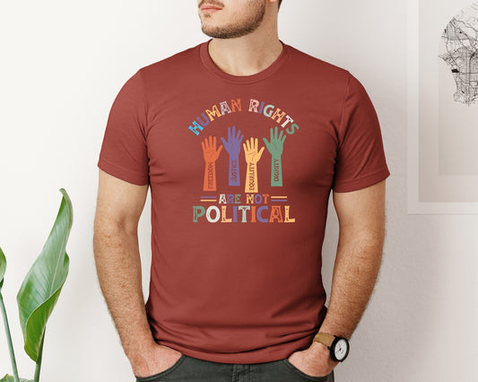 Human Rights Are Not Political 2 Graphic T-Shirt