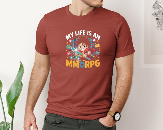 My Life Is An Anime Mmorpg Graphic T-Shirt