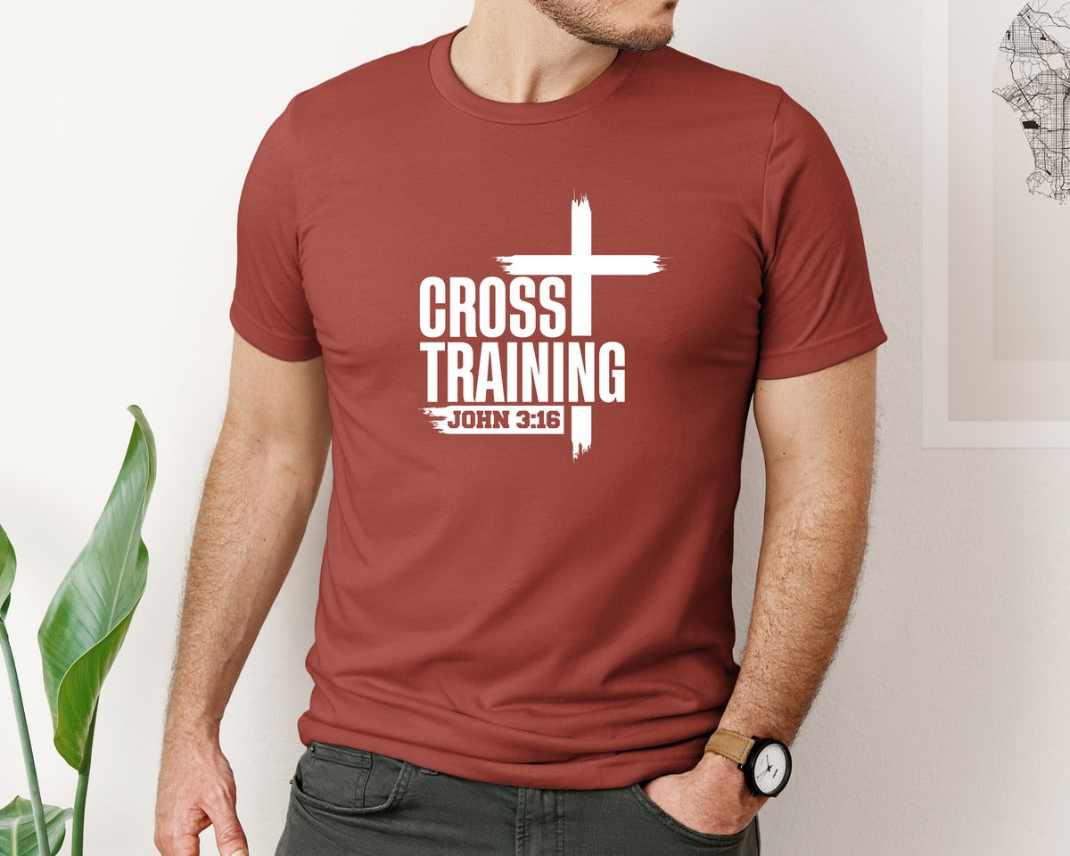 brand:Bella Canvas|color:Rust|Cross Training Pngchristian Mens Shirt Graphic T-Shirt