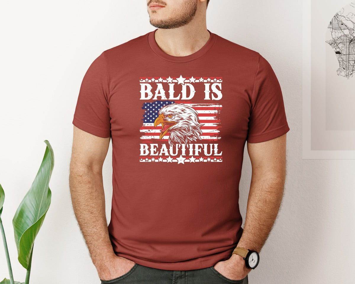 brand:Bella Canvas|color:Rust|My Pronouns Are Usa 4Th Of July 2 Graphic T-Shirt