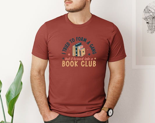 Book Club Reading Bookish Librarian Graphic T-Shirt