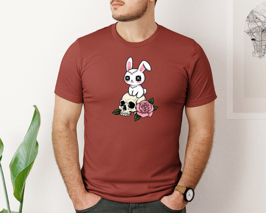 Creepy Cute Bunny Goth Bunny Graphic T-Shirt