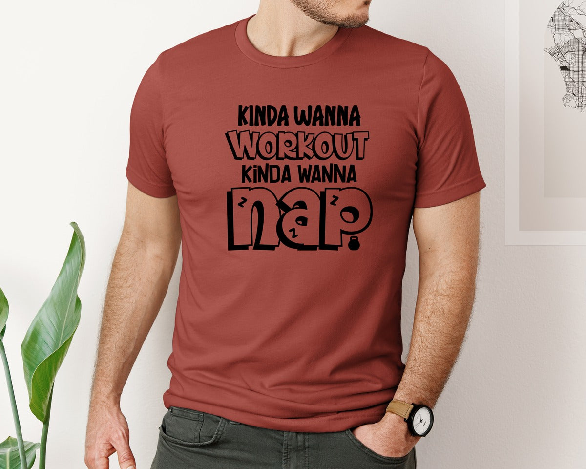 brand:Bella Canvas|color:Rust|Workout Gym Tank Exercise Graphic T-Shirt