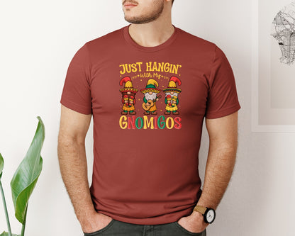 brand:Bella Canvas|color:Rust|Gnomigos Cinco De Mayo Tshirt Graphic T-Shirt