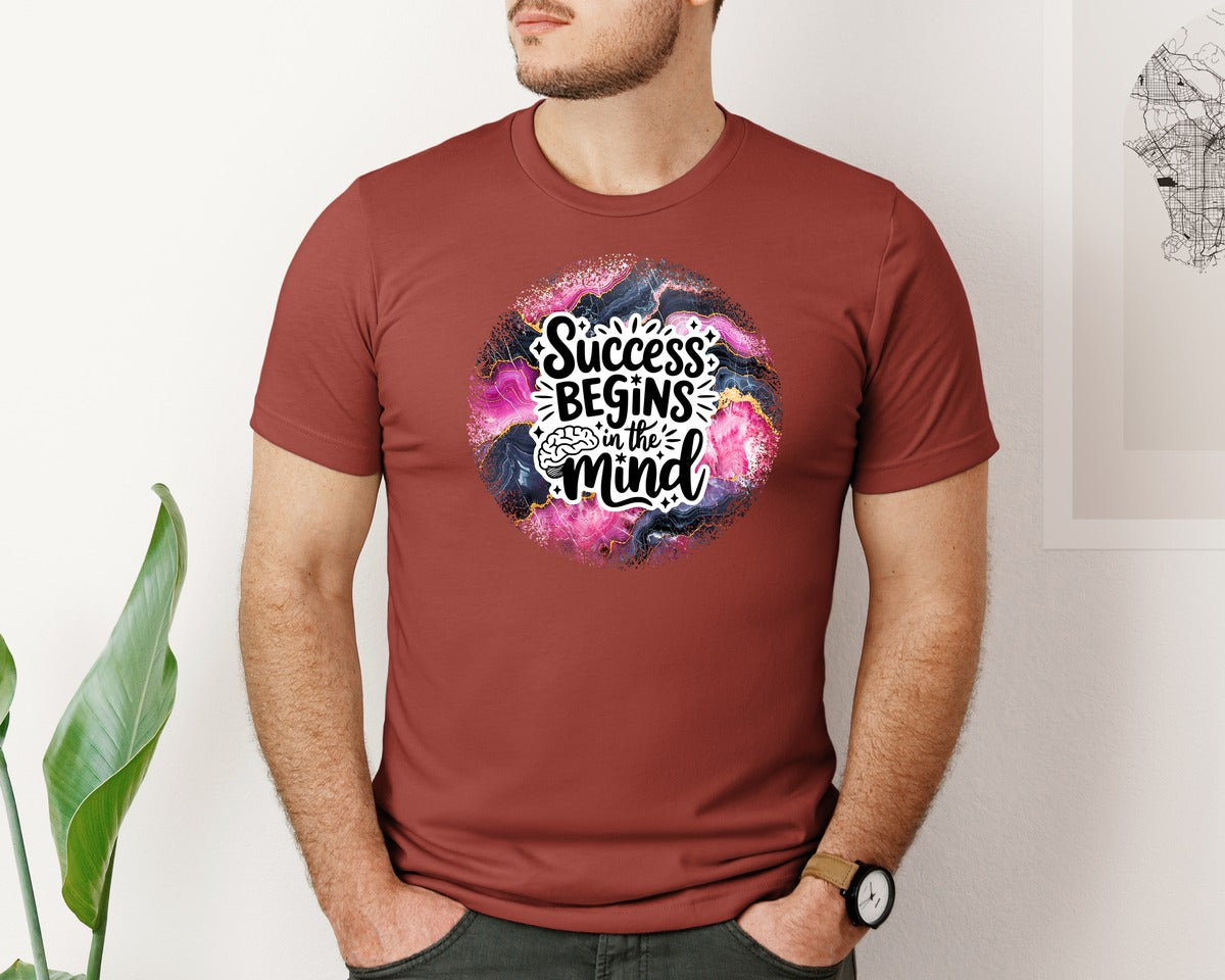 brand:Bella Canvas|color:Rust|Inspirational Quote Round Tshirt 49 Graphic T-Shirt