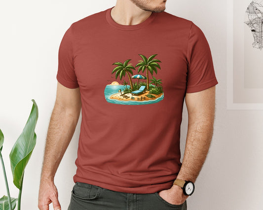 Summer Beach 2 Graphic T-Shirt