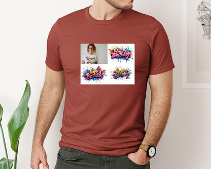 brand:Bella Canvas|color:Rust|Happy Birthday T Shirt Design 69 Graphic T-Shirt