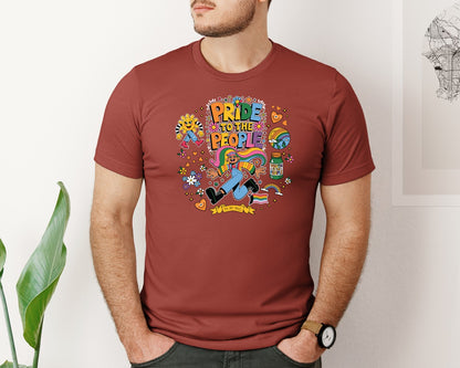 brand:Bella Canvas|color:Rust|Funny Lgbt 3 Graphic T-Shirt