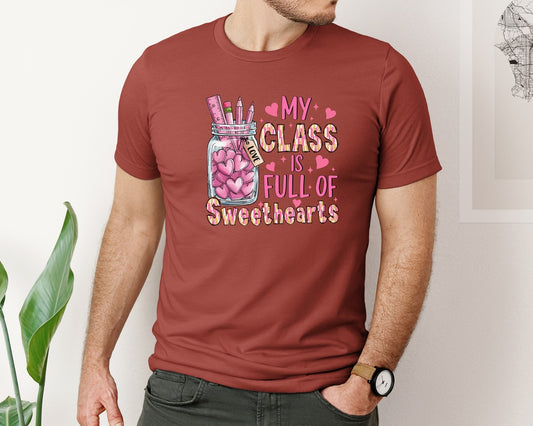 My Class Is Full Of Sweethearts 9 Graphic T-Shirt