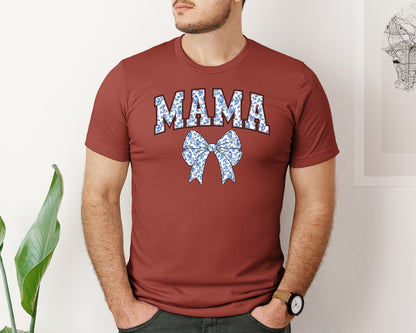 brand:Bella Canvas|color:Rust|Mama Chinoiserie Graphic T-Shirt