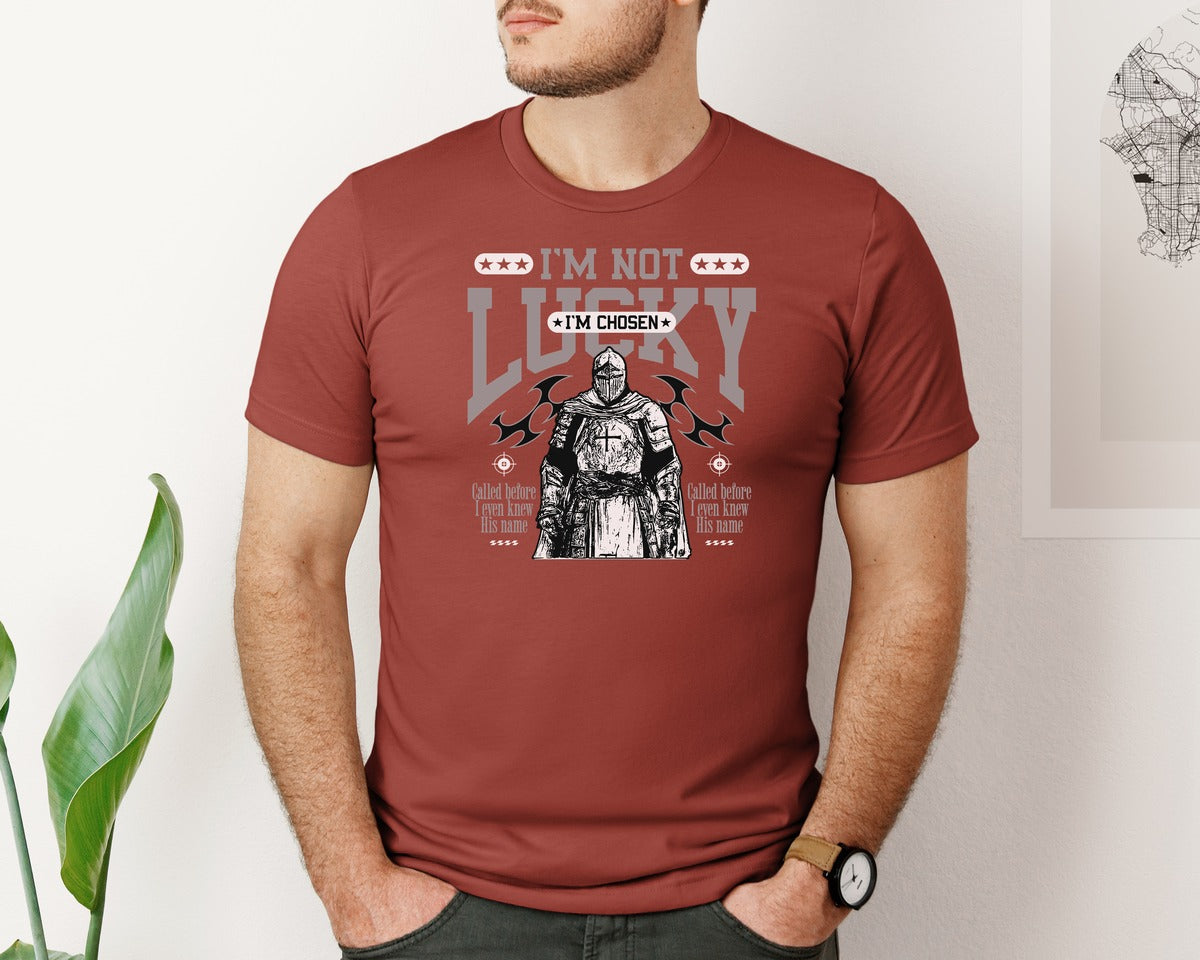 brand:Bella Canvas|color:Rust|Christian Urban Typography Graphic T-Shirt