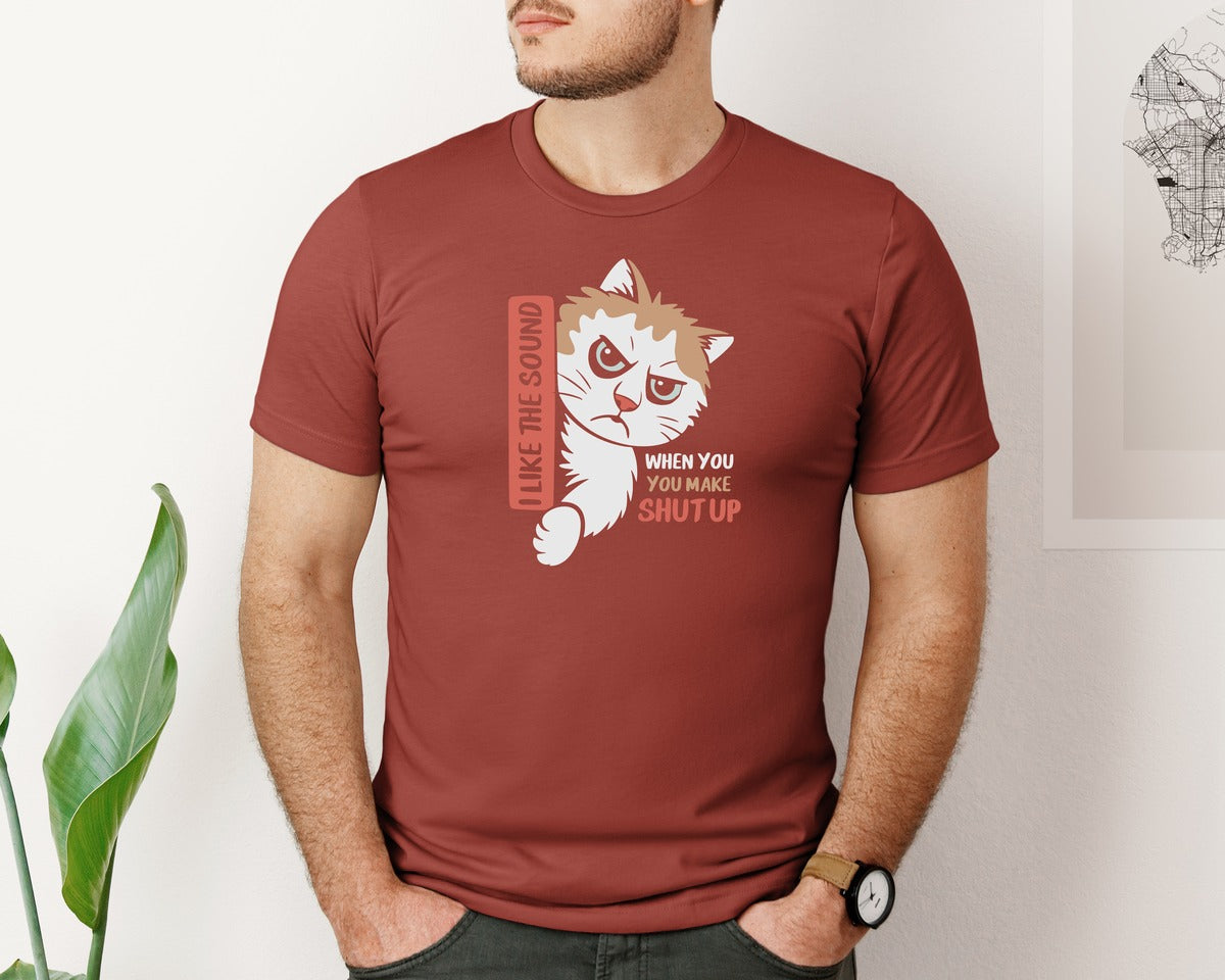 brand:Bella Canvas|color:Rust|I Like The Sound You Make When You Graphic T-Shirt