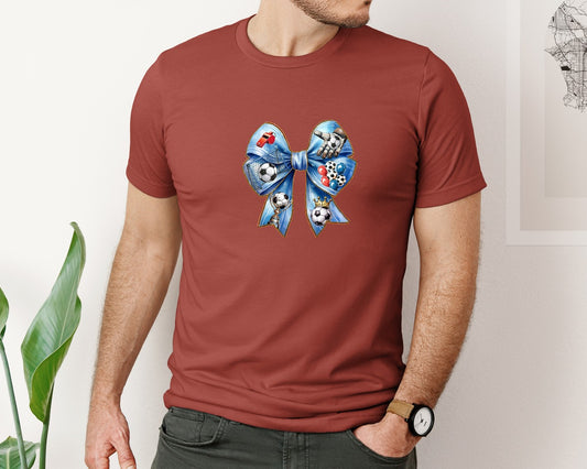 Coquette Soccer Game Day Graphic T-Shirt