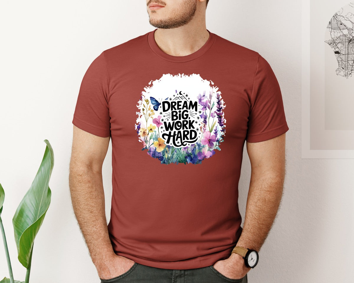 brand:Bella Canvas|color:Rust|Inspirational Quote Round Tshirt 17 Graphic T-Shirt