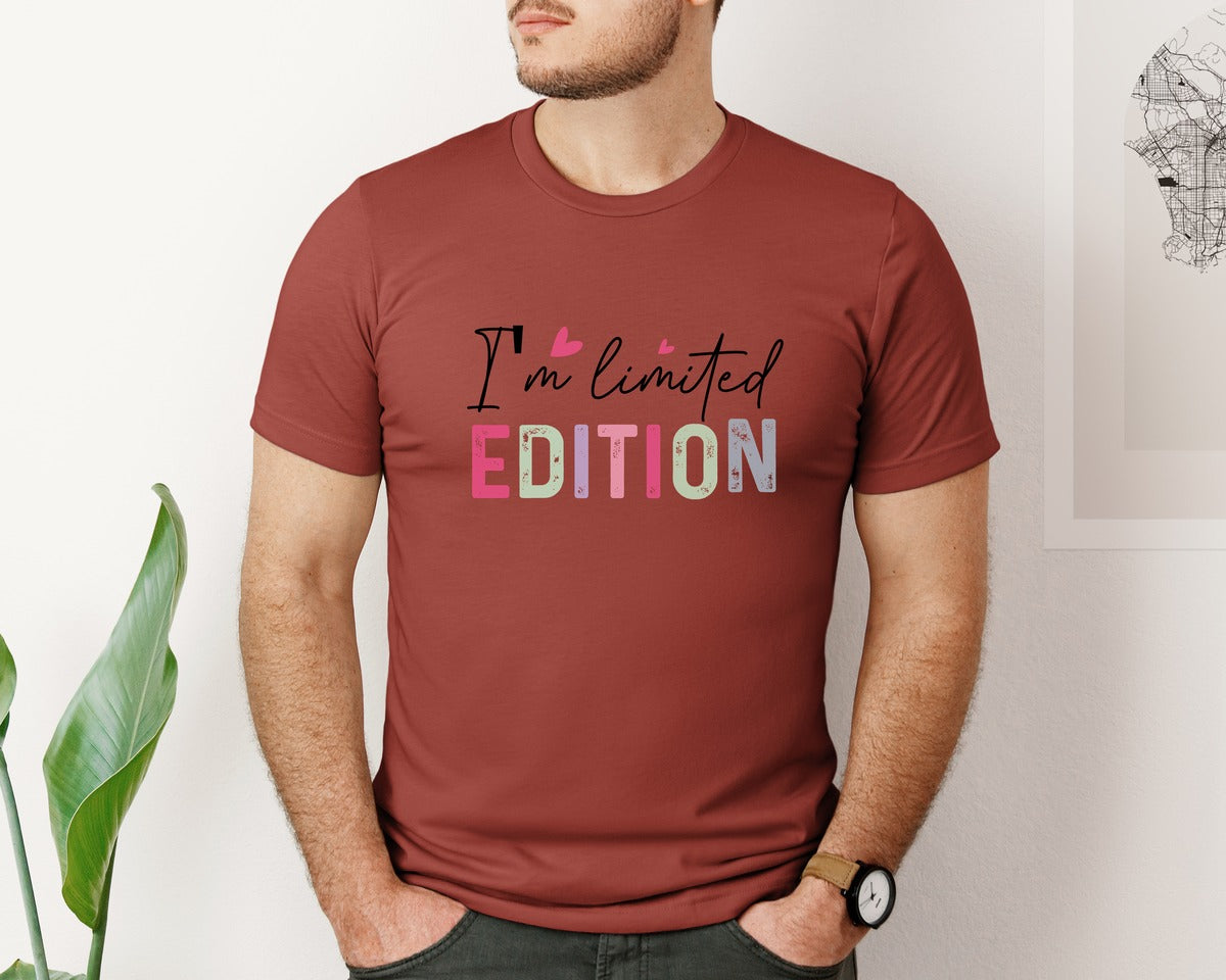 brand:Bella Canvas|color:Rust|Im Not Perfect Im Limited Edition 45 Graphic T-Shirt
