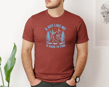 brand:Bella Canvas|color:Rust|Sasquatch Is Hard To Find Shirt Graphic T-Shirt
