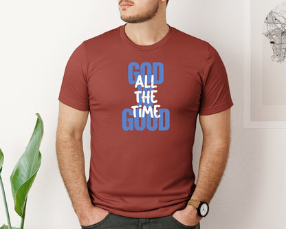 brand:Bella Canvas|color:Rust|Christian God Bible Verse Graphic T-Shirt