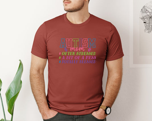 Autism Mom Shirt Autism Mama Shirt Graphic T-Shirt