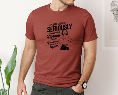 brand:Bella Canvas|color:Rust|Vintage Funny Trendy Woman Shirt Design Graphic T-Shirt