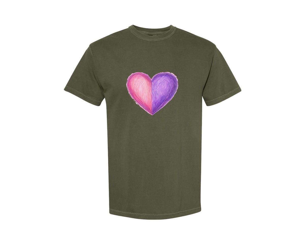 brand:Comfort Colors|color:Sage Green|Fear Not For I Am With You Pngcross Graphic T-Shirt