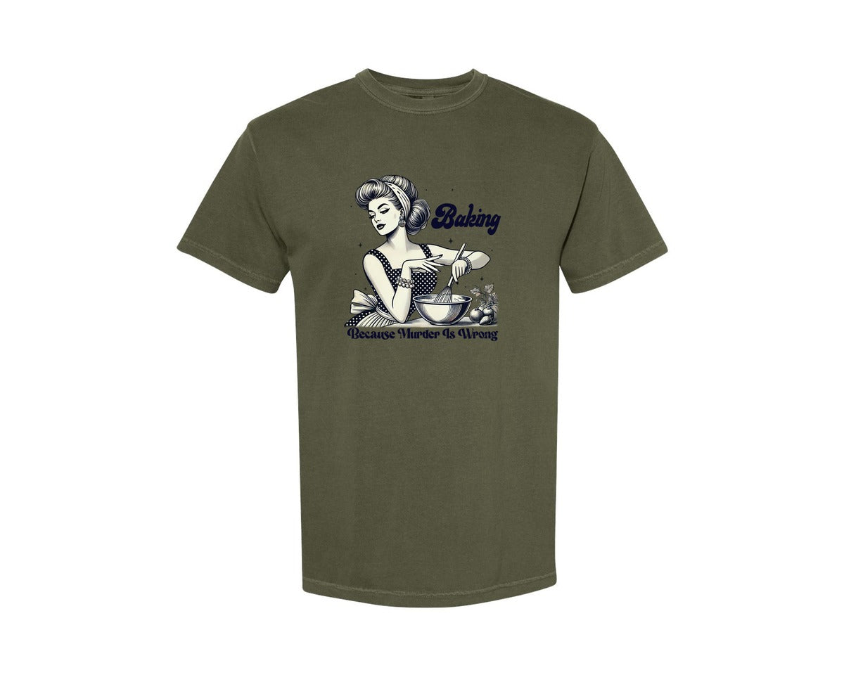 brand:Comfort Colors|color:Sage Green|Trendy Vintage Graphic T-Shirt