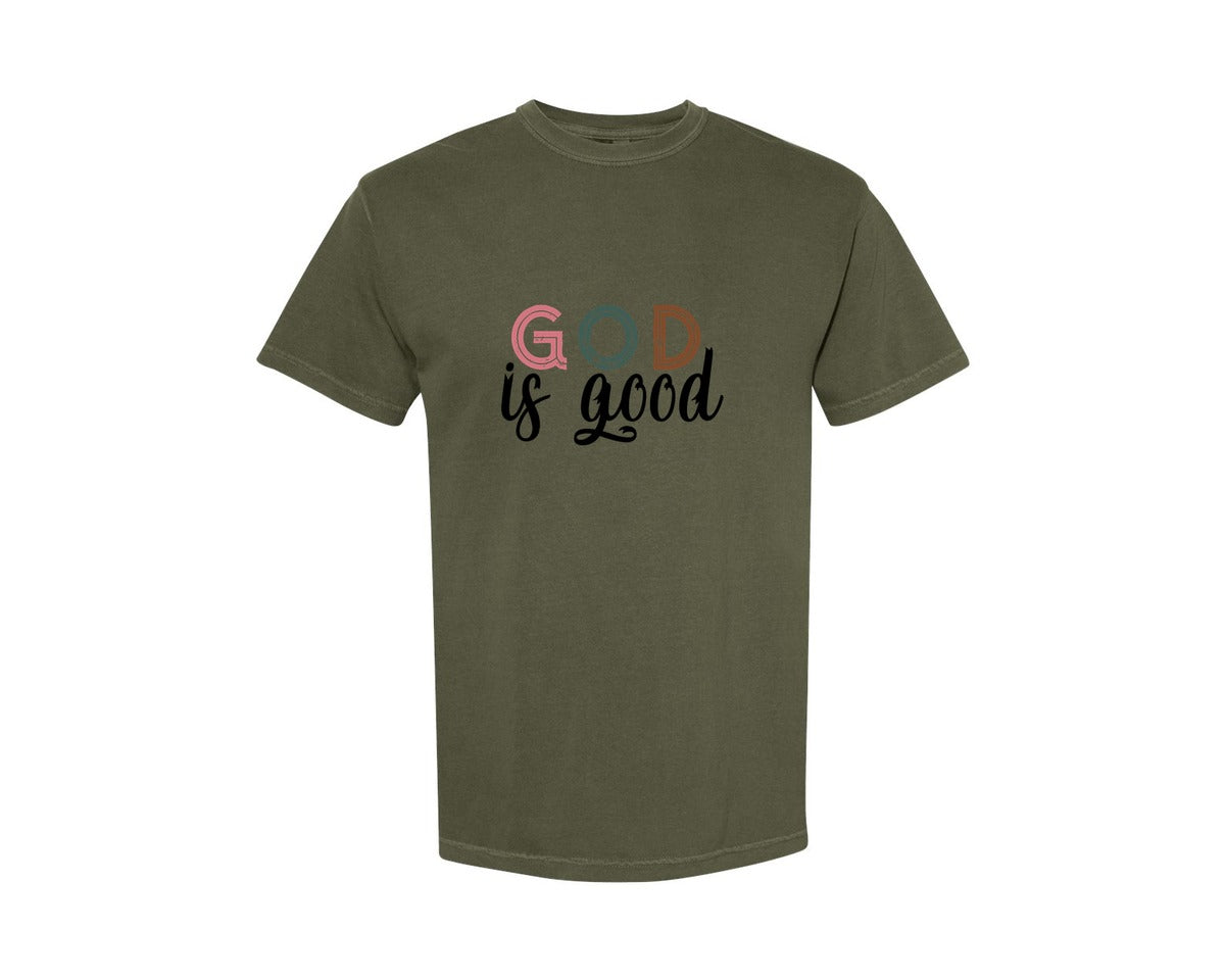 brand:Comfort Colors|color:Sage Green|Boho Christian Religious Graphic T-Shirt