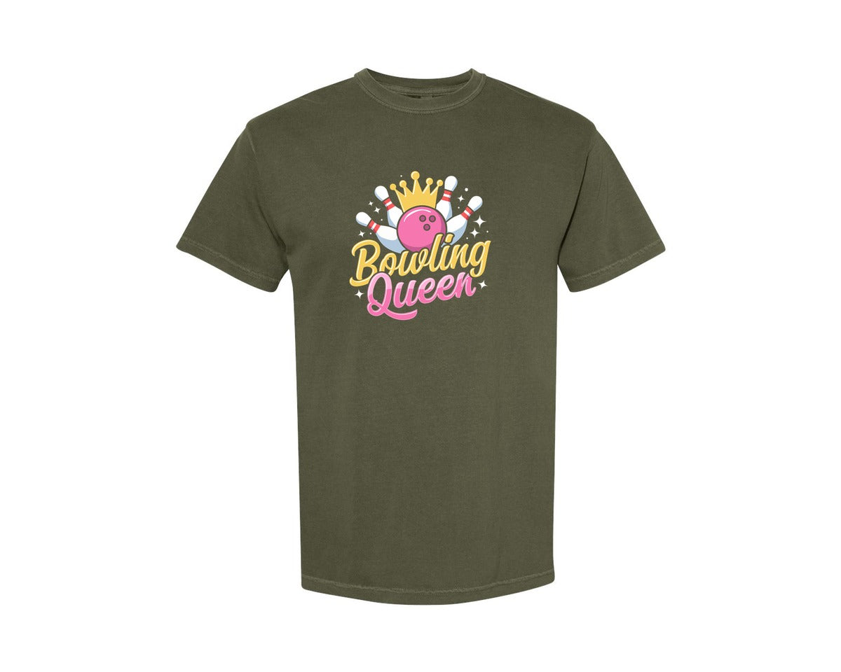brand:Comfort Colors|color:Sage Green|Bowling Graphic Graphic T-Shirt