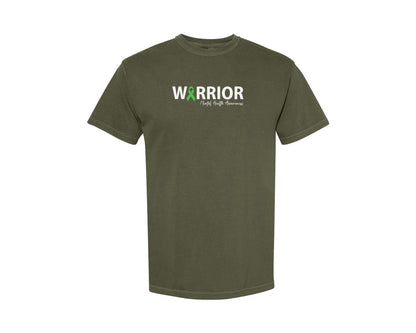 brand:Comfort Colors|color:Sage Green|Mental Health Awareness Green Ribbon T S 2 Graphic T-Shirt