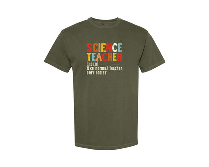 brand:Comfort Colors|color:Sage Green|Funny Science Teacher T Shirt 2 Graphic T-Shirt