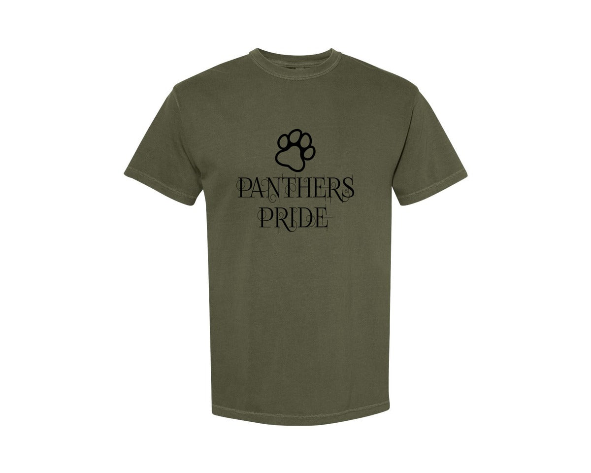 brand:Comfort Colors|color:Sage Green|Panthers Pride Vector Design For T Shirt Graphic T-Shirt