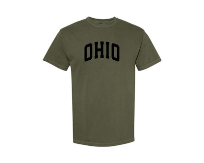 brand:Comfort Colors|color:Sage Green|Ohio Usa City State Shirt Graphic T-Shirt