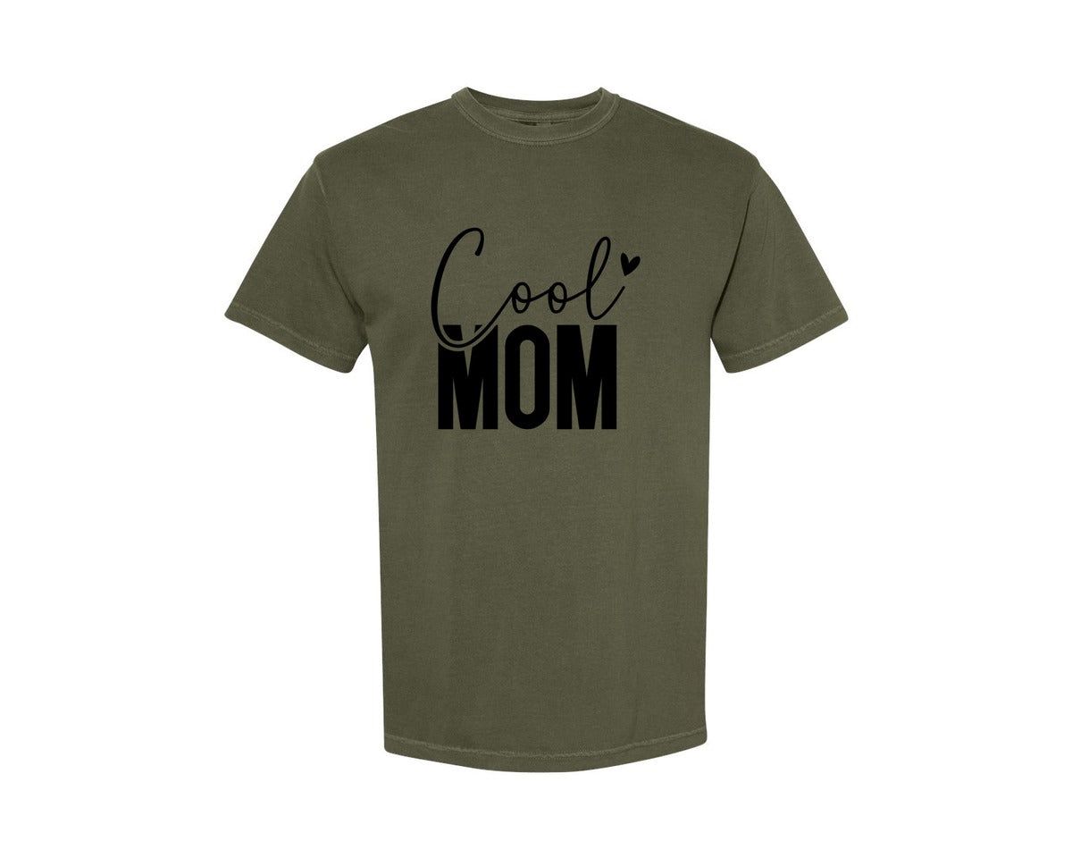 brand:Comfort Colors|color:Sage Green|Cool Mom Funny Mom Mama Graphic T-Shirt