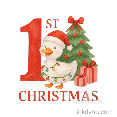 Silly Goose 1St DTF Transfer – Ready to Press (Christmas)