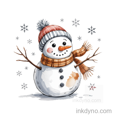 Snowman , Funny Snowman DTF Transfer – Ready to Press (Christmas)