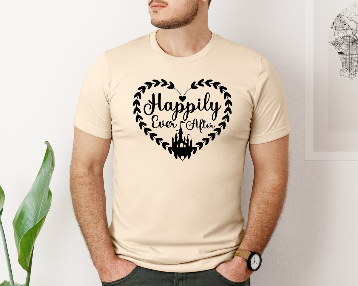 brand:Bella Canvas|color:Soft Cream|Happily Ever After 2 Graphic T-Shirt