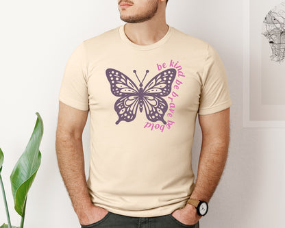brand:Bella Canvas|color:Soft Cream|Be Kind Be Brave Be Bold 3 Graphic T-Shirt
