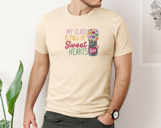 Valentine Day Teacher Graphic T-Shirt