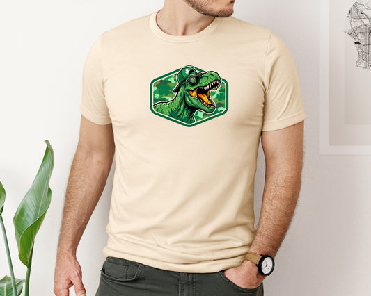 St Patricks Day T Rex Dinosaur Graphic T-Shirt