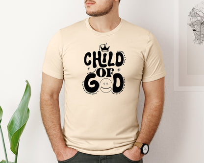 brand:Bella Canvas|color:Soft Cream|Child Of God Faith Faith 3 Graphic T-Shirt