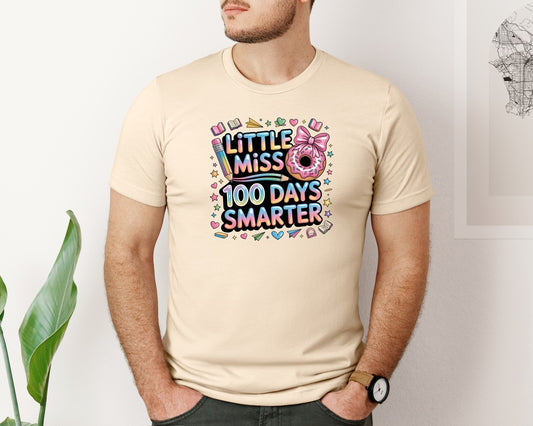100 Days Of School Little Miss 100 2 Graphic T-Shirt