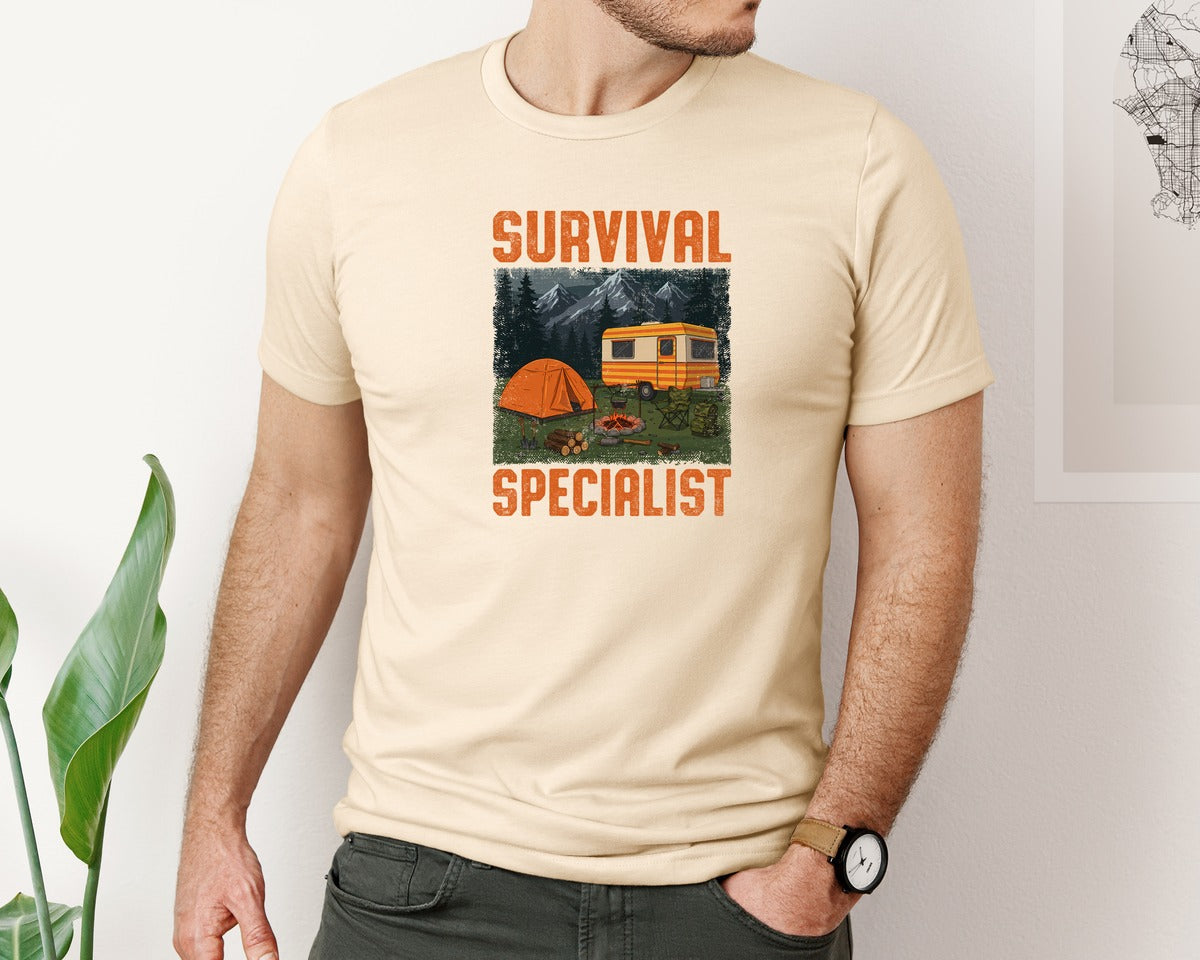 brand:Bella Canvas|color:Soft Cream|Outdoor T Shirt Design 3 Graphic T-Shirt