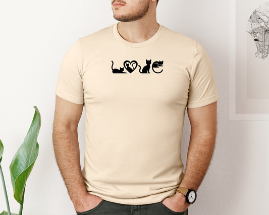 Love Heart Romantic Love Graphic T-Shirt