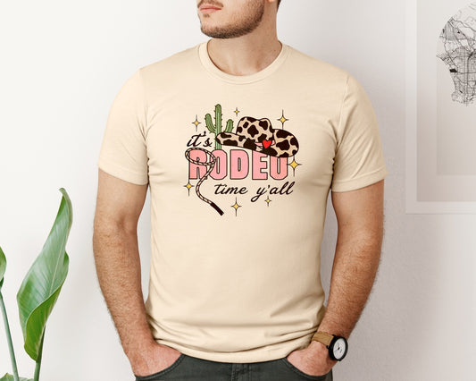 Its Rodeo Time Yall Rodeo Graphic T-Shirt