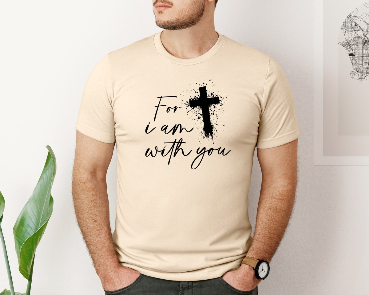 brand:Bella Canvas|color:Soft Cream|Fear Not Christianity Bible Graphic T-Shirt