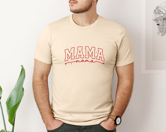 Mama Valentine Svgmama Svgheart Graphic T-Shirt