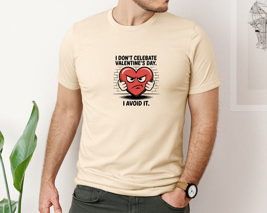 Anti Valentines T Shirts Design Graphic T-Shirt