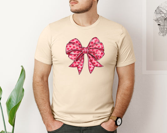 Valentines Day Heart Coquette Bow 21 Graphic T-Shirt