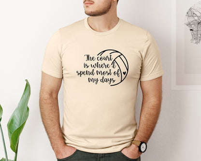brand:Bella Canvas|color:Soft Cream|Volleyball Mom 24 Graphic T-Shirt