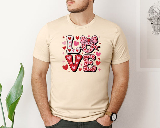 Valentines Day Love Preppy Coquette 4 Graphic T-Shirt