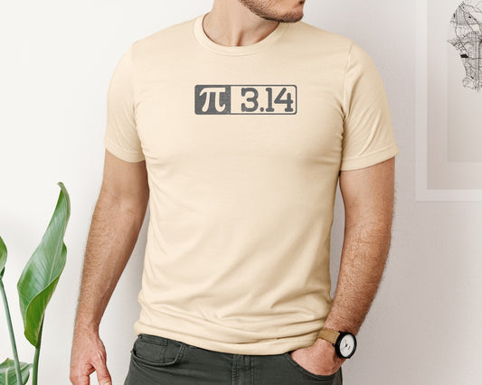 Math Teacher Minimalist Pi 3 14 Graphic T-Shirt